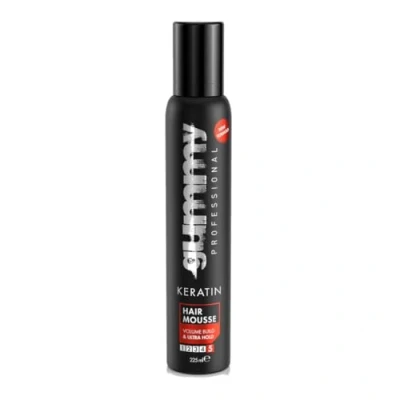 Afbeelding van Gummy professional HAIR MOUSSE volume build &amp; ultra hold keratin