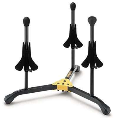 Afbeelding van Hercules Stands DS 513B Multi Stand 2 Trompete/ Kornett, 1 Flgh. Standaard voor koperen blaasinstrumenten