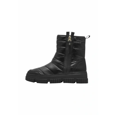 Afbeelding van s.Oliver Snowboots, Dames, Maat: 36, Black Kunststof/ textiel