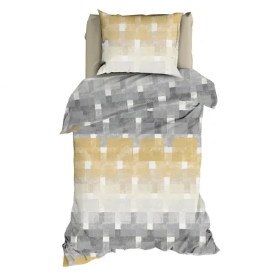 Afbeelding van Romanette Brixen Dekbedovertrek Lits jumeaux 240x200/220 cm Beige/Grijs
