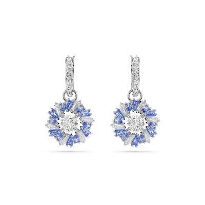 Afbeelding van Swarovski dames Idyllia oorringen met kristal in de kleur Zilver