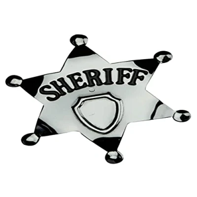 Afbeelding van Dressing Up &amp; Costumes Party Accessories Sheriff Star Badge