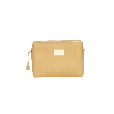 Afbeelding van Nobodinoz Waterproof Vanity Case Toilettas Diva Opera Camel