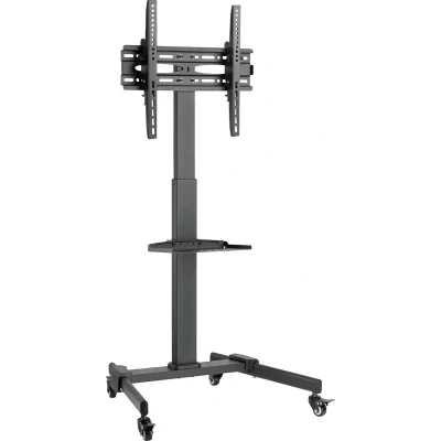 Afbeelding van Cabletech Verrijdbare TV Standaard statief Draaibaar Hoogte instelbaar Televisiebeugel 32 55 inch max belastbaar gewicht 35 Kg Ideaal voor thuis, kantoor presentaties