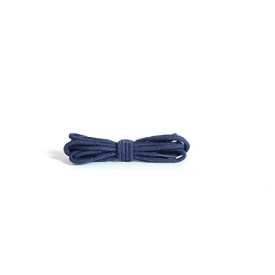 Afbeelding van Kaps dunne ronde veters, hoogwaardige veters van 100% katoen voor casual en modieuze schoenen, gemaakt in Europa, 1 paar, verschillende kleuren lengtes, 57 Navy