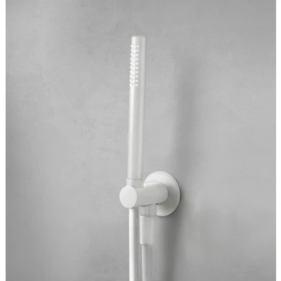 Afbeelding van Waterevolution Flow badgarnituur compleet met muuraansluiting mat wit T1621BR