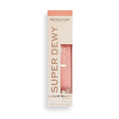 Afbeelding van Makeup Revolution Superdewy Liquid Blush Rouge, Maat: 15 ml, Fake the flush