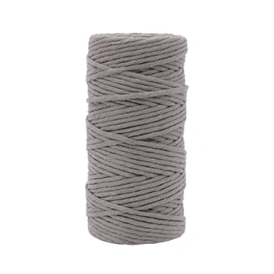 Afbeelding van Vaessen Creative Macrame Touw Donkergrijs 3mmx100m