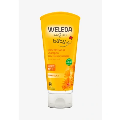 Afbeelding van Weleda Calendula Shampoo &amp; BODY WASH Douchegel, Dames, Maat: 200 ml,