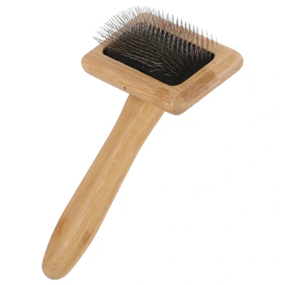 Afbeelding van Beaubeau Slickerborstel Bamboo Verzorging 22x6 cm M
