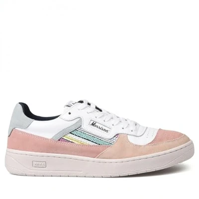 Afbeelding van Morrison Basket Venice Sneakers laag, Heren, Maat: 37, Empolvado cordones blancos Leer