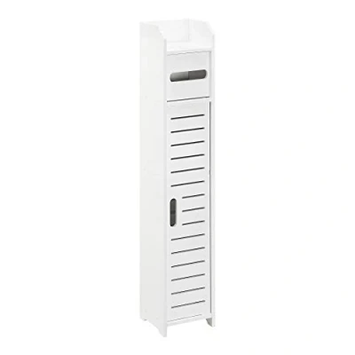 Afbeelding van Toiletrol houder Leoben HKC badkamerkast 80x15x15 cm wit