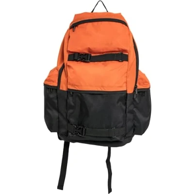 Afbeelding van Urban Classics Colourblocking Rugzak, Heren, Maat: One Size, Vibrantorange black
