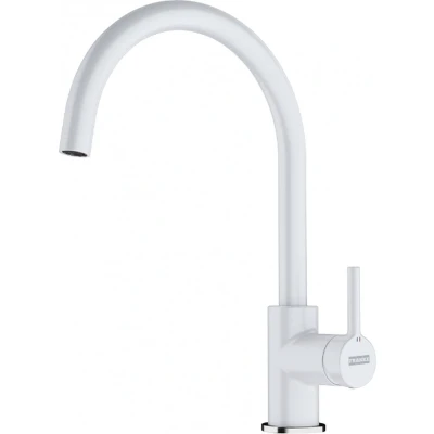 Afbeelding van Franke Lina XL Keukenmengkraan Polar White Wit met Draaibare Uitloop 115.0626.024