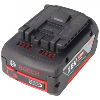 Afbeelding van 6000mAh originele Bosch GSR 18 V LI batterij 2607336815, 2607337263, 1600A004ZN met volt en 6Ah
