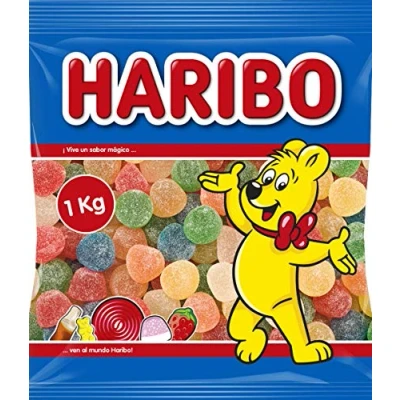 Afbeelding van Haribo Parisiennes met suiker 1 kg, eenheid