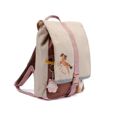 Afbeelding van Fabelab Small WILD AT Heart Rugzak voor kinderen, Maat: One Size, Caramel