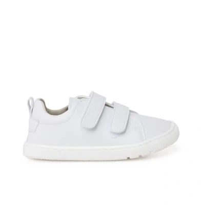 Afbeelding van Pisamonas Baskets Barefoot Scolaires Double Fermeture Scratch Taille 28 Couleur Blanc