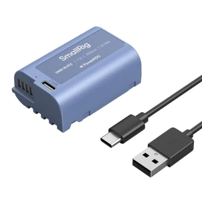 Afbeelding van SmallRig 4906 DMW BLK22 USB C Rechargeable Camera Battery, blauw