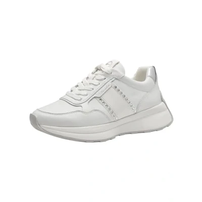 Afbeelding van Tamaris Sneakers laag, Dames, Maat: 41, White Leer en imitatieleer