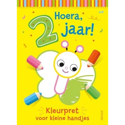 Image de Hoera, 2 jaar! Kleurpret voor kleine handjes
