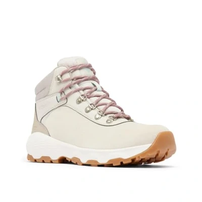 Afbeelding van Columbia Newton Wander Outdoorschoenen, Dames, Maat: 37.5, Cloud grey/cool green Leer/ synthetisch