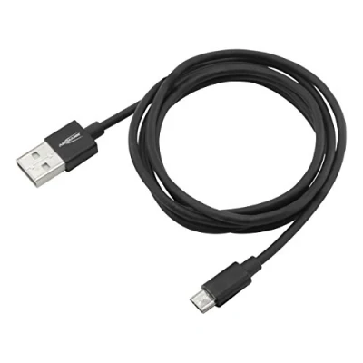 Afbeelding van Ansmann USB kabel 2.0 A stekker, micro B stekker 1.20 m Zwart Aluminium TPE mantel 1700 0076