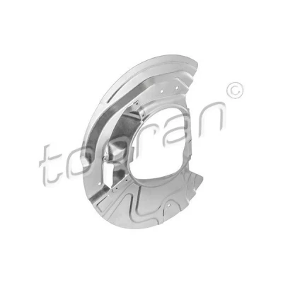 Afbeelding van TOPRAN 503 810 Stofplaat remschijf Vooras links BMW: X5