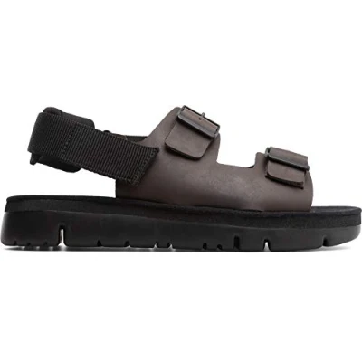 Afbeelding van Camper Oruga Outdoorsandalen, Heren, Maat: 46, Brown Leer en textiel