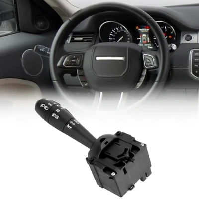 Afbeelding van QWORK® Stuurkolomschakelaar, richtingaanwijzer, autostuurcombinatieschakelaar, compatibel met Dacia Dokker Duster Lodgy Sandero OEM 8201167988, 255400337R