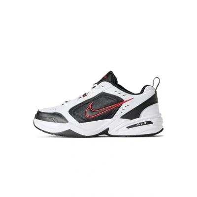 Image de NIKE Air Monarch IV Homme Baskets Chaussures d&#039;entraînement, Blanc Noir Varsity Rouge 101, 39 EU