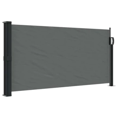 Afbeelding van Windscherm uittrekbaar 100x300 cm antracietkleurig