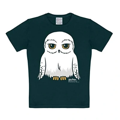Afbeelding van Logoshirt Hedwigprint Tshirt print voor kinderen, Maat: 158/164, Schwarz