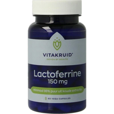 Afbeelding van Vitakruid Lactoferrine Minimaal 95% Puur + Vitamine C Capsules