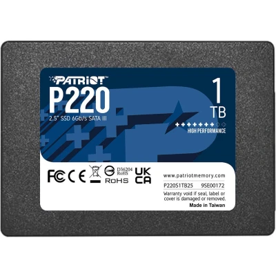 Afbeelding van Patriot Memory P220 1TB, 1 TB, 2.5&quot;