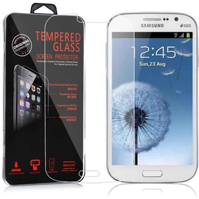 Afbeelding van Cadorabo Screenprotector geschikt voor Samsung Galaxy GRAND DUOS / NEO Pantser film Beschermende in KRISTALHELDER Geharde (Tempered) display beschermglas 9H hardheid met 3D Touch