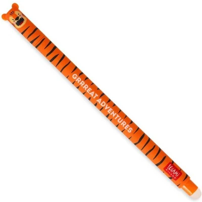 Afbeelding van LEGAMI Tiger uitwisbare gelpen bal aan het einde voor verwijderen van inkt zonder blad te verslijten oranje temperatuurgevoelige punt met een diameter 0,7 mm