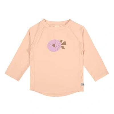 Afbeelding van Lässig Zwemshirt Rashguard Lange Mouw Splash &amp; Fun Fish peach rose, 25 36 mnd. Maat 98