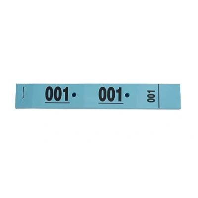 Afbeelding van Exacompta 96602EP, 20 boekjes met 50 stuks, karton, x 3 cm, afneembaar gat, genummerd van 1 tot 1000, kleur: blauw