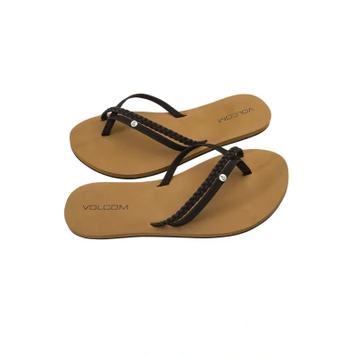 Afbeelding van Volcom Thrills II Teensandalen, Dames, Maat: 38, Black