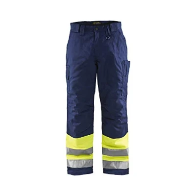 Afbeelding van Blaklader Winterwerkbroek High Vis 1862 1811 Geel/Marineblauw C48