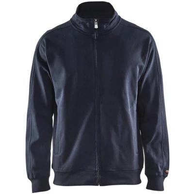 Afbeelding van Blaklader Sweatshirt lange rits 3349 1048 Donker marineblauw XXL