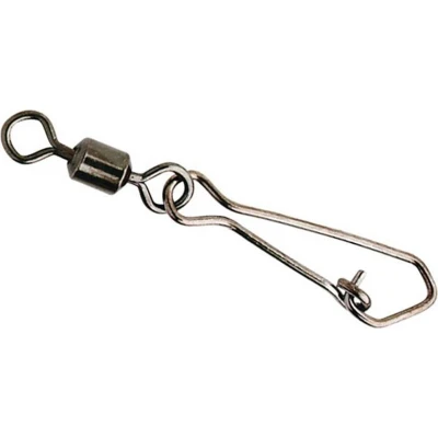 Afbeelding van Spro Black Rolling Swivel &amp; Hook Snap (10 pcs) Maat : 2