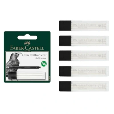 Afbeelding van FABER CASTELL 205267 Precision Eraser Pen reservegum, 20 vullingen voor gumpen