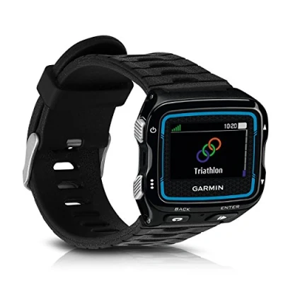 Afbeelding van kwmobile horlogebandje geschikt voor Garmin Forerunner 920XT polsband Smartwatch bandje van TPU Activity tracker horloge band in zwart