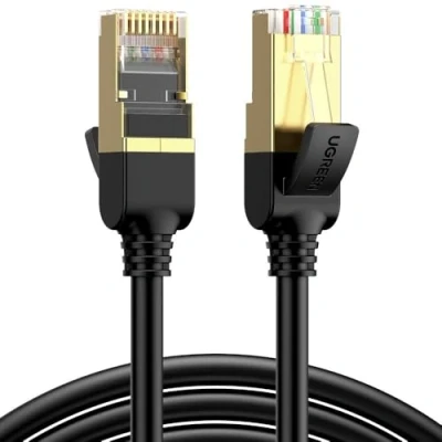 Afbeelding van Ugreen NW107 RJ45/Cat 7 STP netwerkkabel 15m zwart