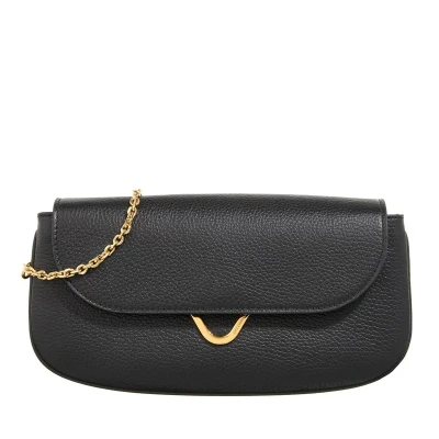 Afbeelding van Coccinelle Black Leren Crossbody Bag E5QTF5201011