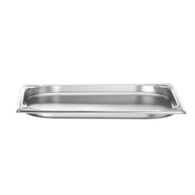 Afbeelding van HENDI Gastronorm bak, GN 2/3, hittebestendigheid 40 C tot 300 C, te gebruiken in convectieovens, koelkasten, waterbaden, chafing schijven, 1,5 l, 354 x 325 20 mm, roestvrij staal