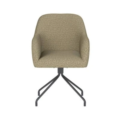 Afbeelding van Housecraft Living Otis Eetkamerstoel Draaibaar Metaal Spider Pistache groen