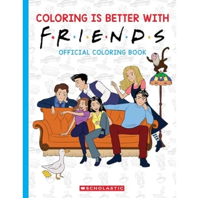 Afbeelding van Coloring is Better with Friends: Official Friends Book